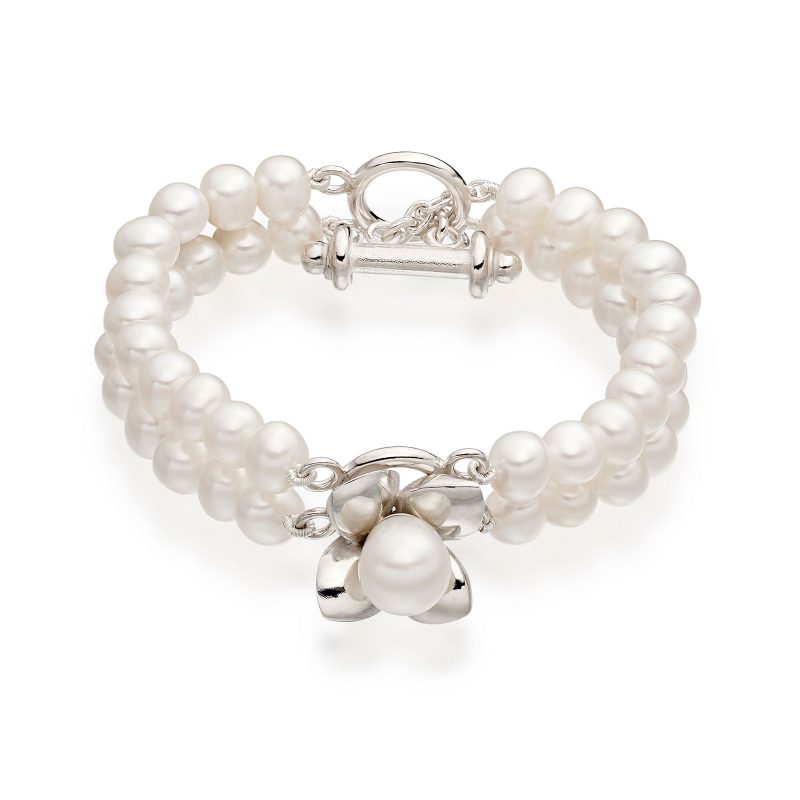 White Pearl Bracelet B02