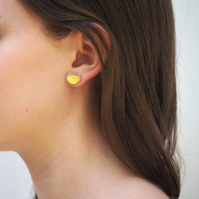 Leaf Gold Earrings Model E02