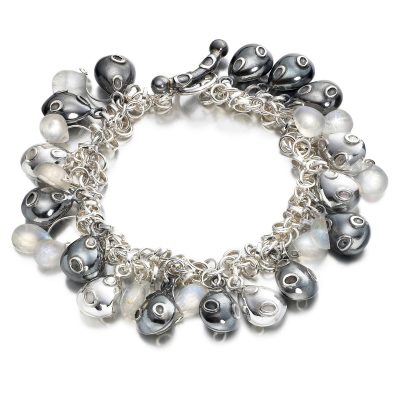 Moonstone Pebble Bracelet B08