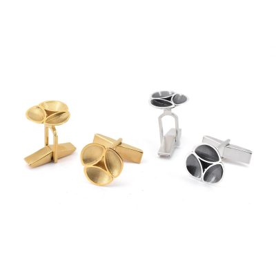 Oyster Gold and Silver Cufflinks Group C09 C10