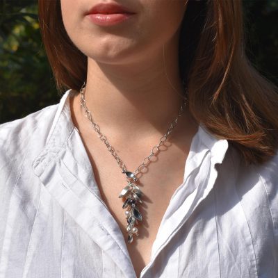 Oyster Cluster Necklace