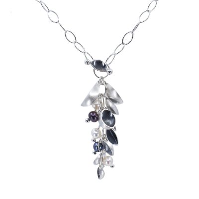 Oyster Cluster Necklace