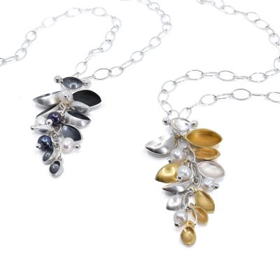 Oyster Cluster Necklace