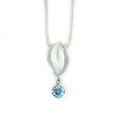 Topaz Pebble Pendant