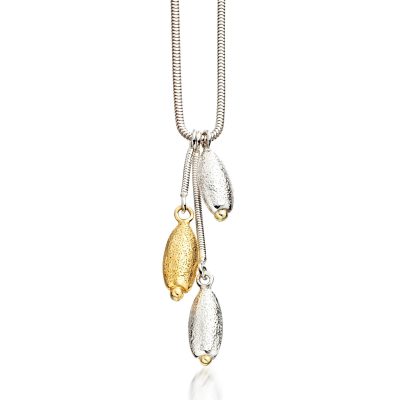 Triple Pebble Cluster pendant