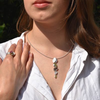 Aquamarine Cable Pendant