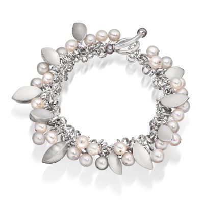 Pearl Leaf Bracelet B09