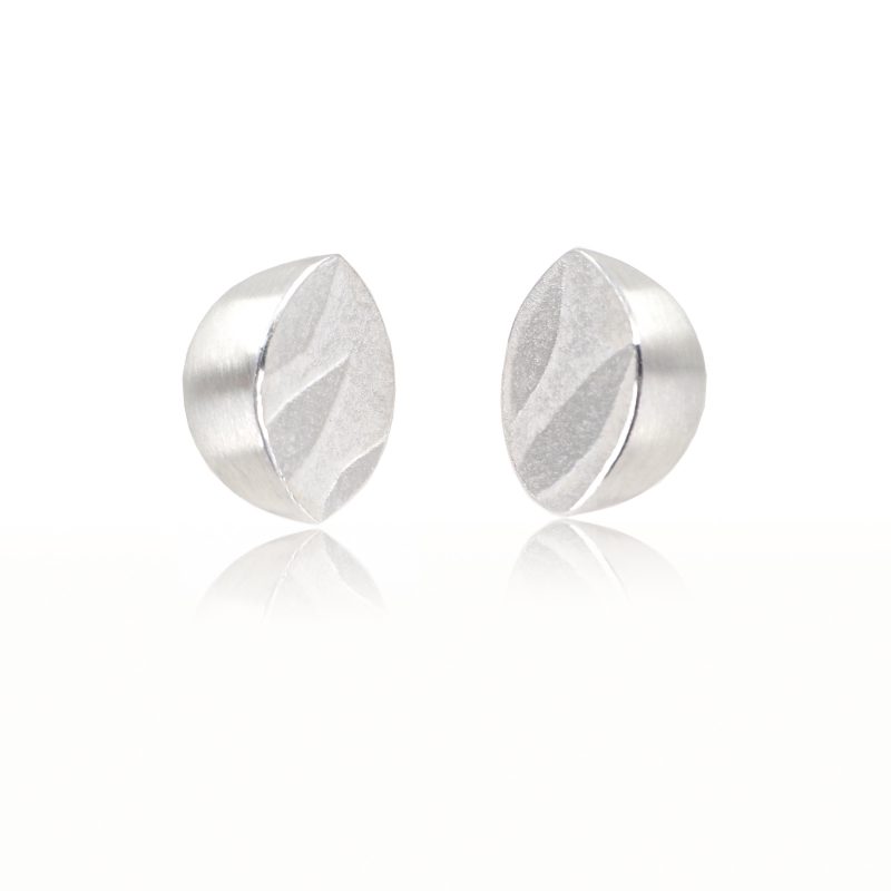 Gold and Silver textured studs